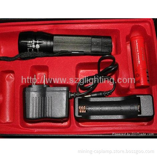 GL-F013 3W 170lumen strong brightness dimmable torch